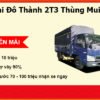 Xe tải Đô Thành 2T3 Thùng Mui Bạt - IZ49