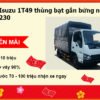 Xe tải Isuzu 1T49 thùng bạt gắn bửng nâng - QKR230