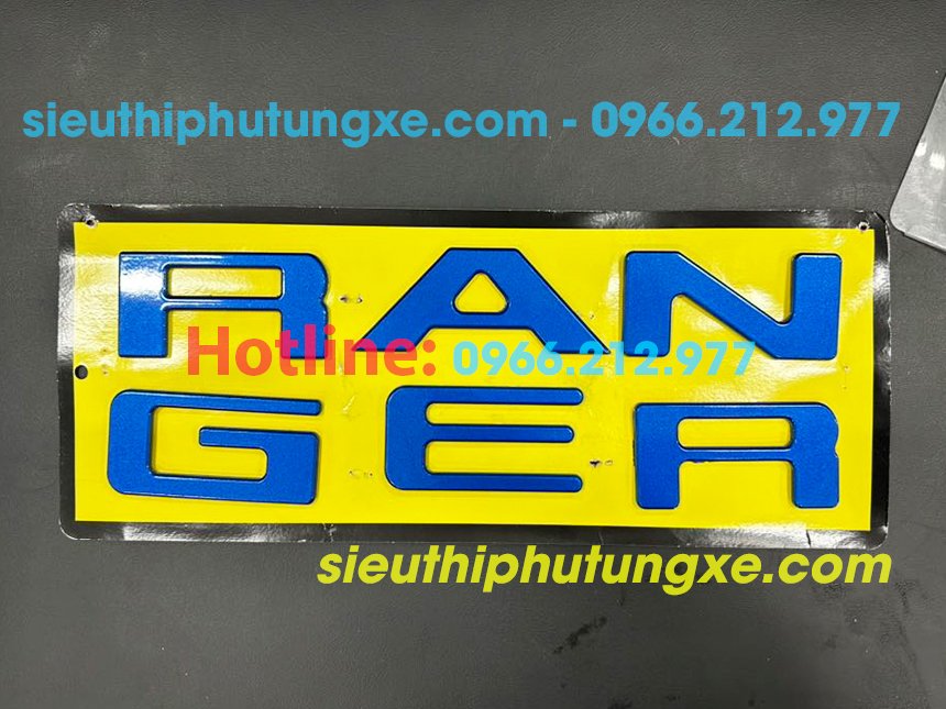 Chữ dán xe Ford Ranger