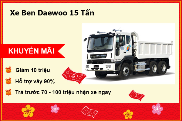 Xe-Ben-Daewoo-15-Tấn Xe-Ben-Daewoo-15-Tấn