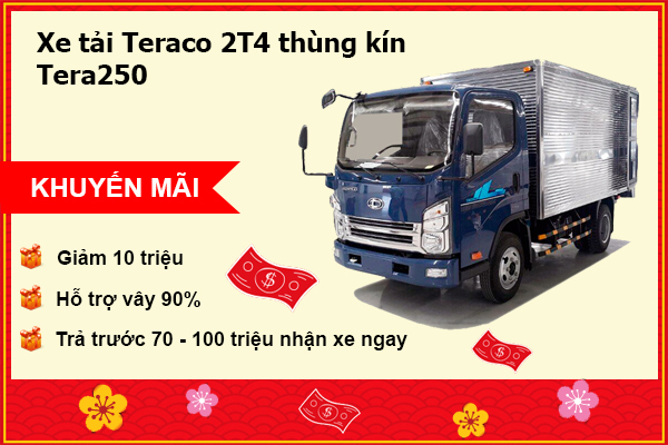 Xe-Tải-Teraco-2T45-Thùng-Kín-Tera240S Xe-Tải-Teraco-2T45-Thùng-Kín-Tera240S