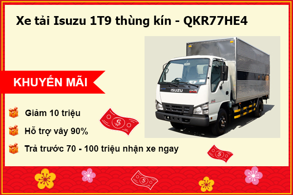 Xe-tải-Isuzu-1T9-thùng-kín-QKR77HE4 Xe-tải-Isuzu-1T9-thùng-kín-QKR77HE4