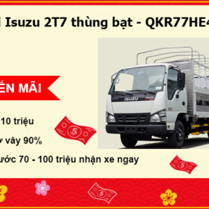 Xe-tải-Isuzu-2T7-thùng-bạt-QKR77HE4