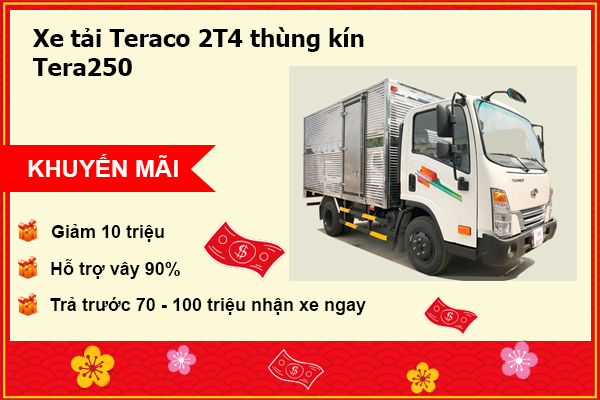Xe-tải-Teraco-2T4-thùng-kín-Tera250 Xe-tải-Teraco-2T4-thùng-kín-Tera250